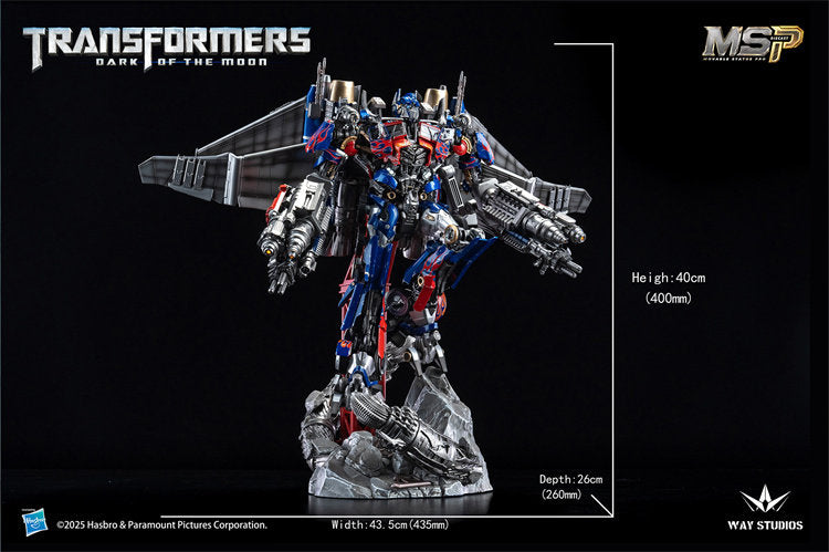 WAY Studios MSP Optimus Prime Winged Deluxe Version Statue Preorder Q3 2026