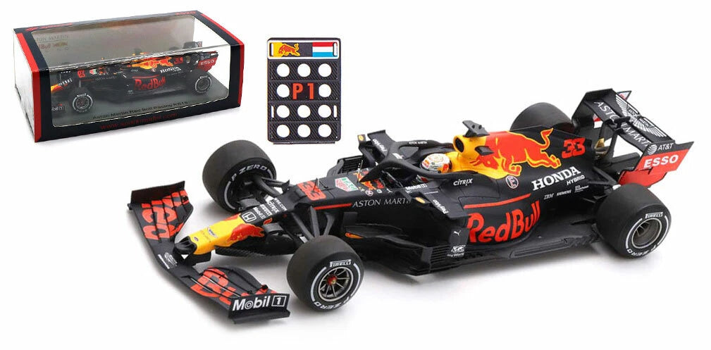 Spark 1/43 Red Bull RB16 #33 Max Verstappen 70th Anniversary GP Winner 2020