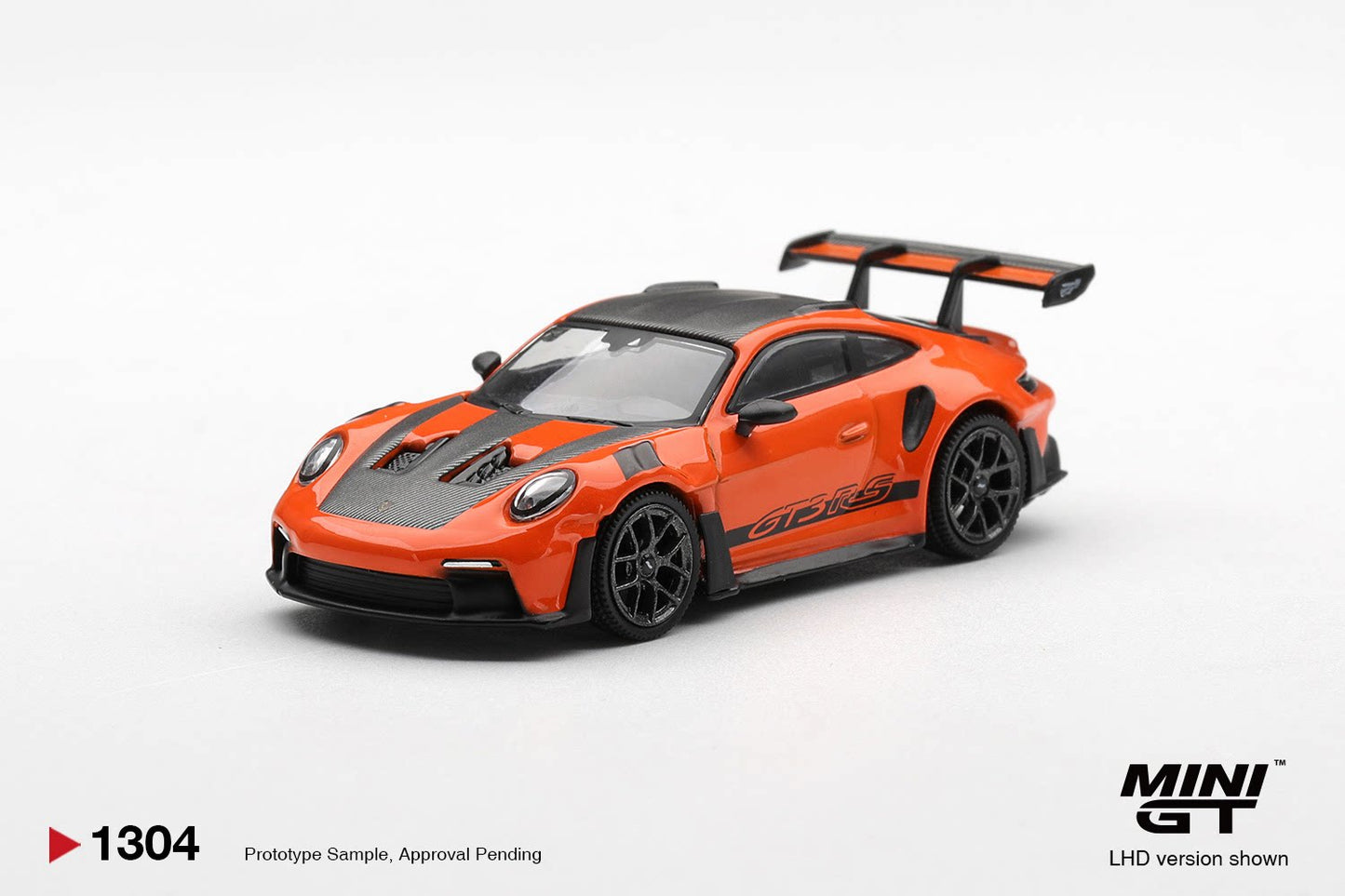 Mini GT 1/64 Porsche 911 992 GT3 RS Orange Diecast Model Car LHD