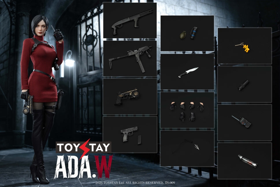 TOYSTAY 1/6 Ada Wong Red Sweater Version Resident Evil TS-009 Preorder