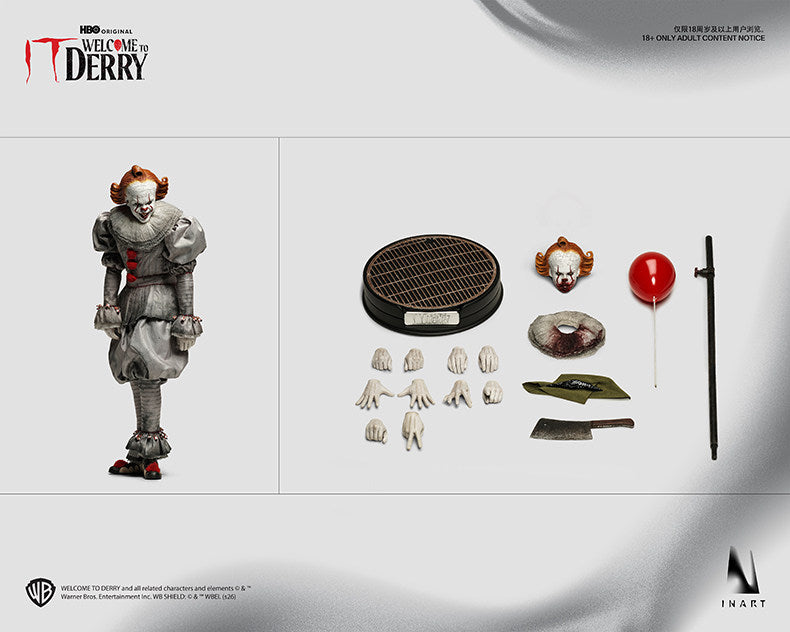 INART 1/6 Pennywise IT Welcome to Derry Season 1 Figure Preorder
