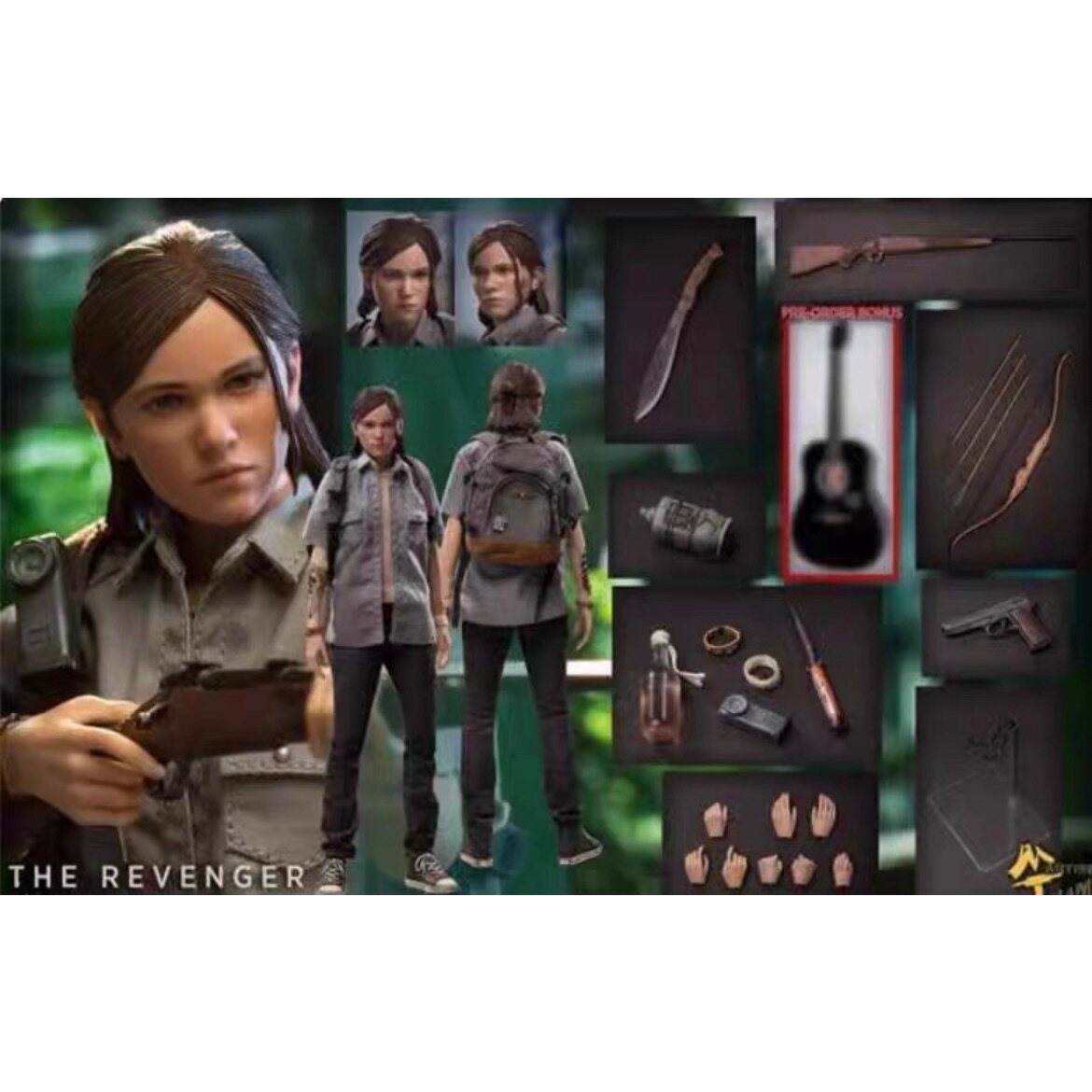 Master Team Ellie The Last of Us 1/6 Scale Collectible Figure Deluxe