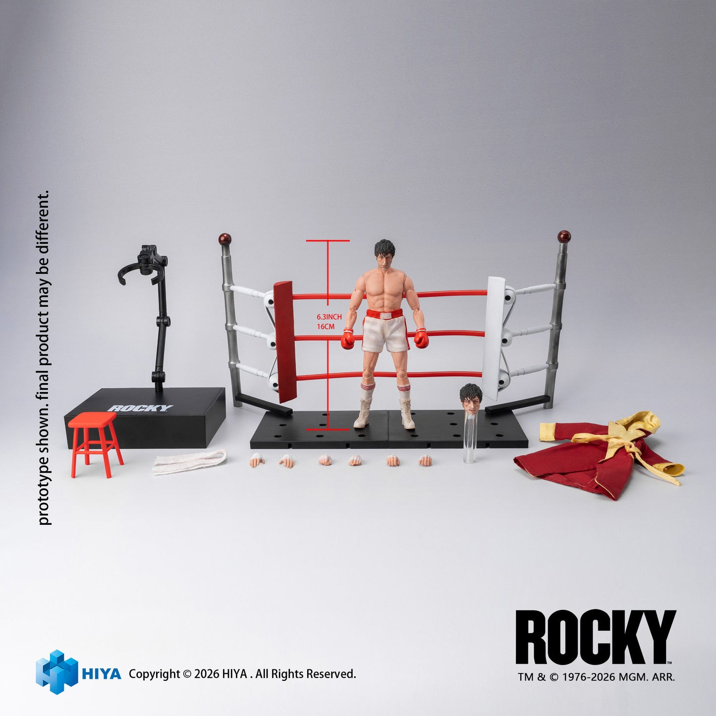 HIYA Exquisite Super Rocky Balboa 1/12 Rocky 1976 Action Figure Preorder
