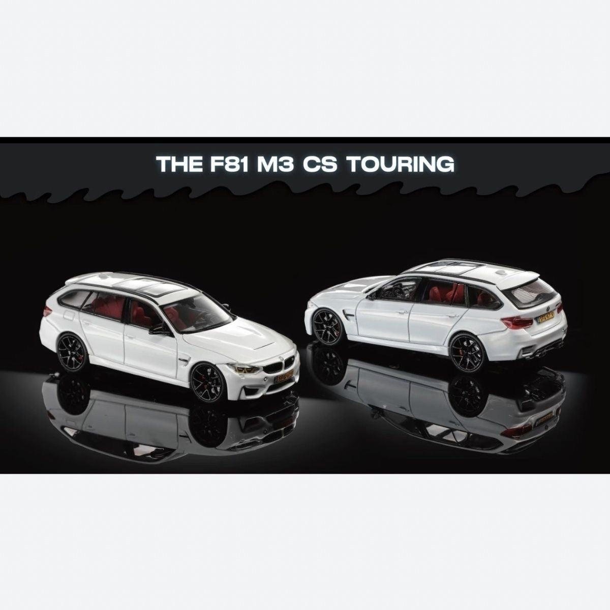 Pre-order MORTAL 1:64 BMW M3 F81 Touring Wagon White