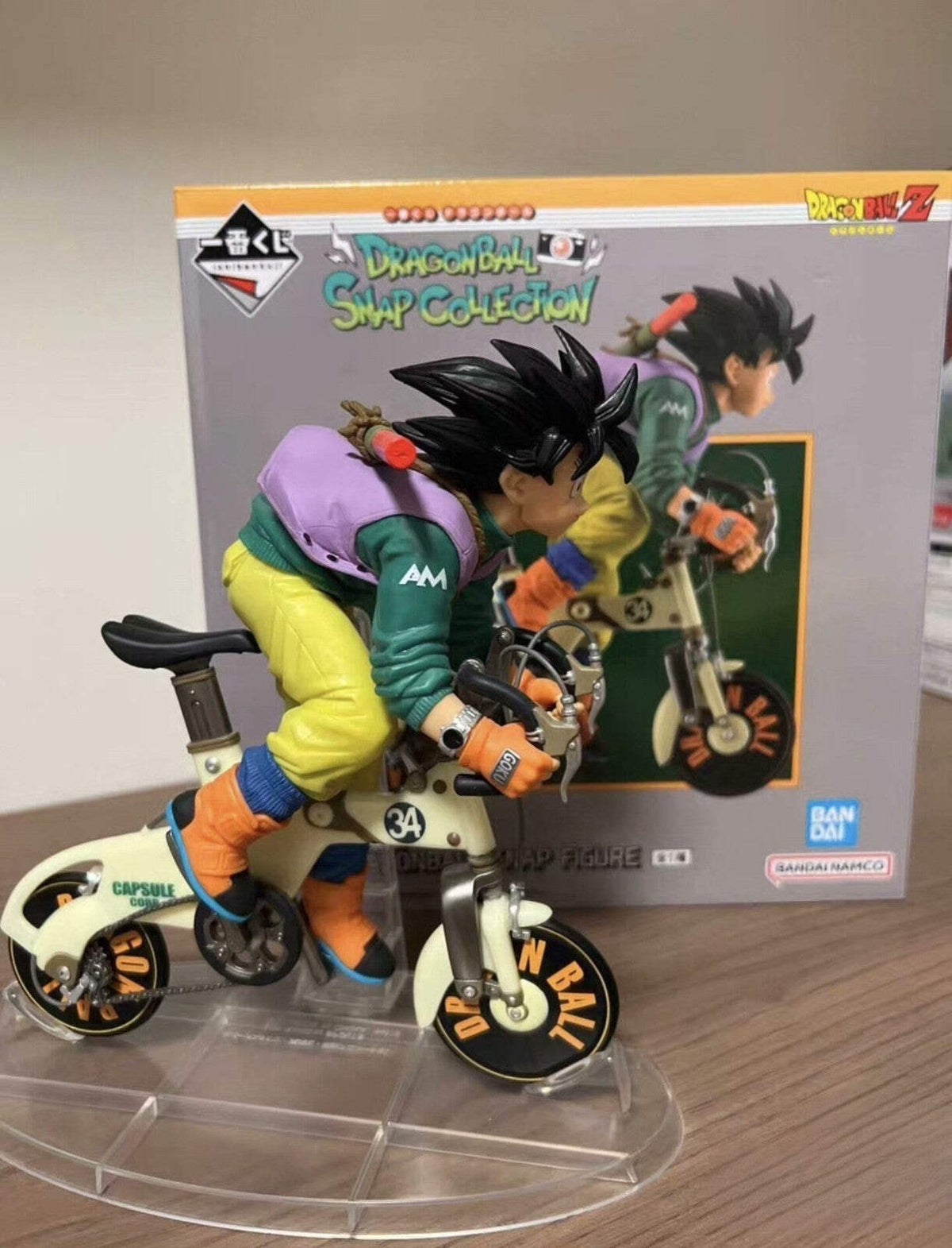 Dragon Ball Ichiban Kuji Snap Collection Son Goku Bike Figure A Prize