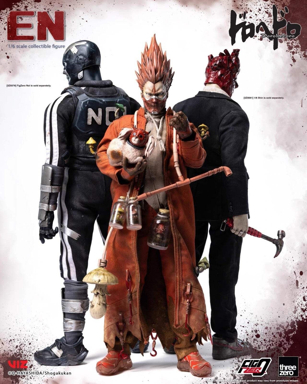 Threezero Dorohedoro En 1/6 FigZero Figure 3Z08770W0 Anime Collectible PREORDER