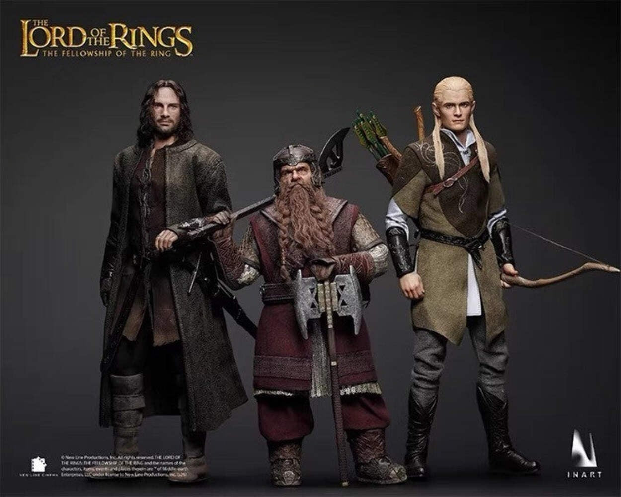 INART Gimli 1/6 Figure Lord of the Rings Fellowship Dwarf Collectible PREORDER