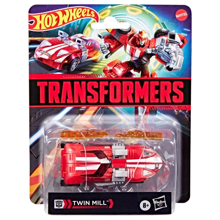 Hot Wheels Transformers Twin Mill GT Car Mattel Hasbro Diecast Vehicle