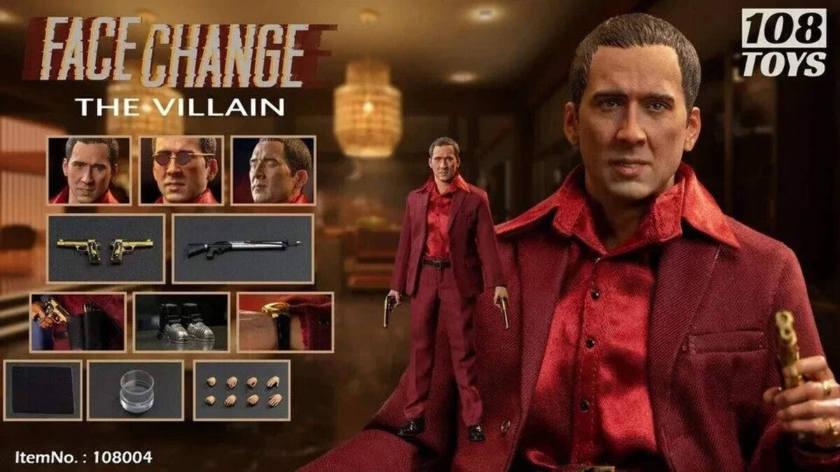 New 108TOYS Face Change The Villain 108004 1/6 Troy Nicolas 12" Action Figure