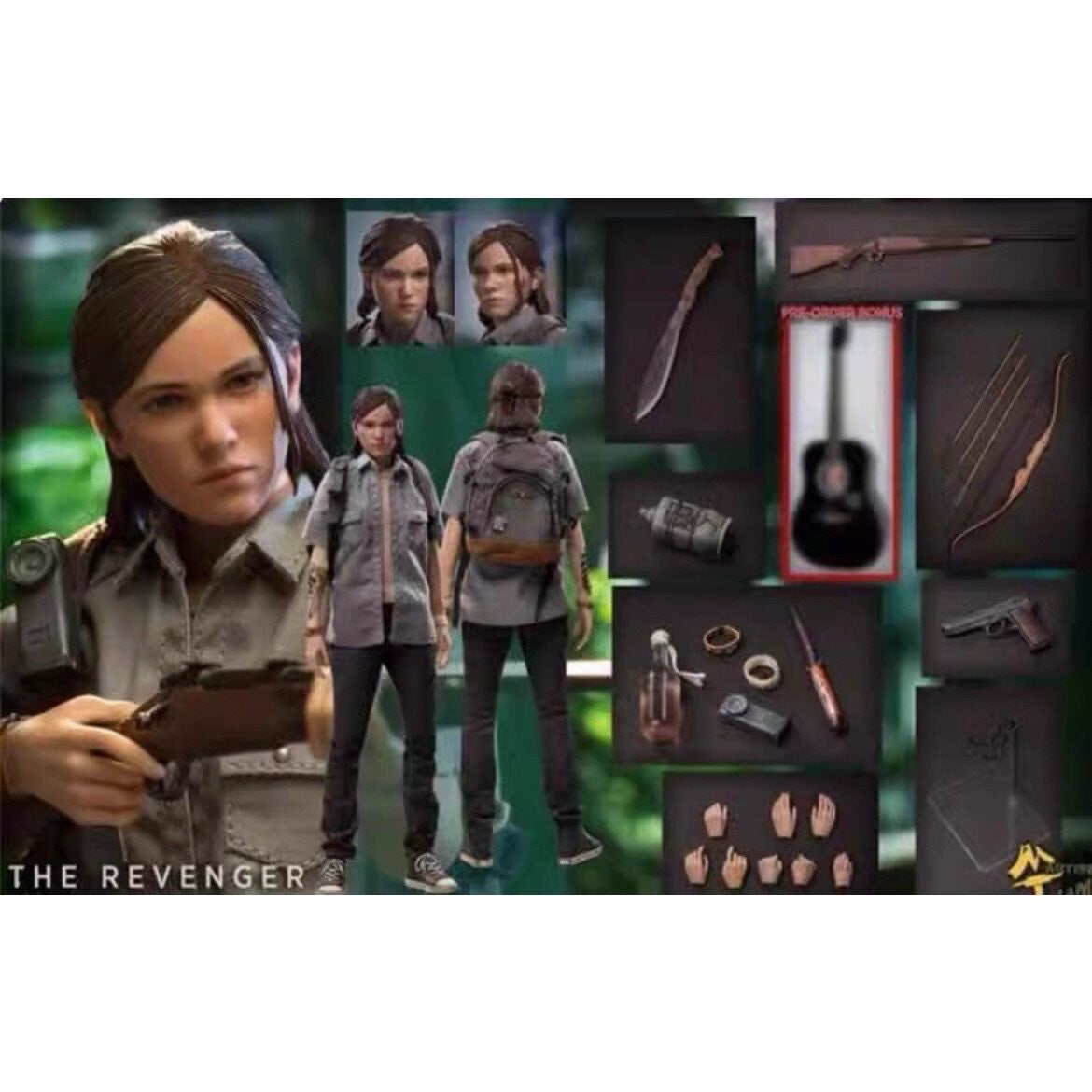 Master Team Ellie The Last of Us 1/6 Scale Collectible Figure Deluxe