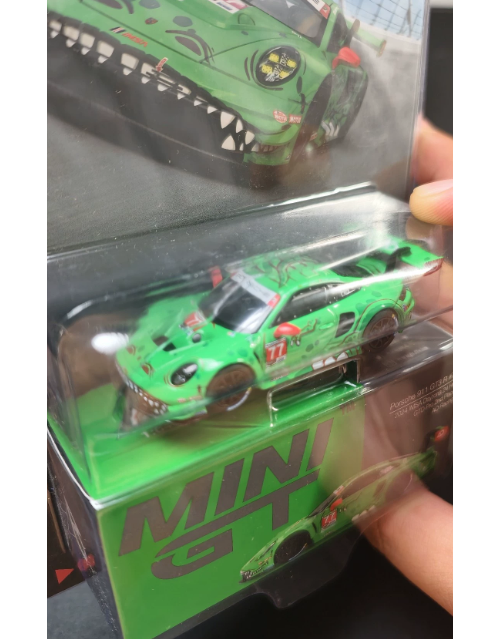 MINI GT 1/64 Porsche 911 GT3 R #77 Rexy AO Racing IMSA 2023 MGT889