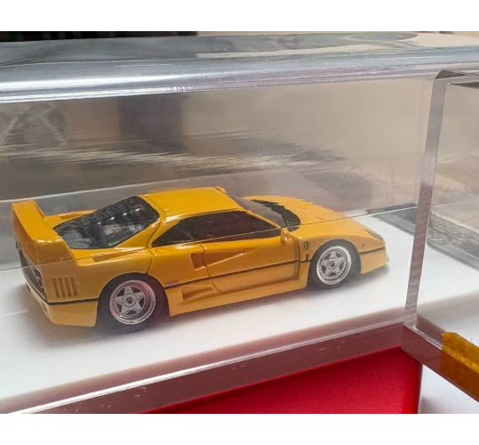 1/64 DMH Ferrari F40 First Edition Yellow Resin Model
