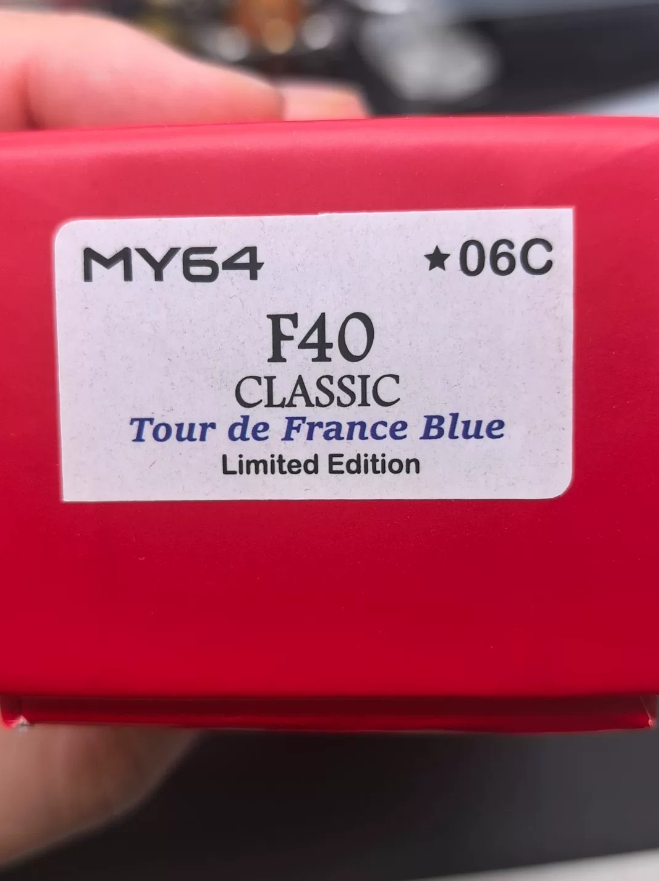MY64 1/64 Ferrari F40 Tour de France Blue Ltd 199
