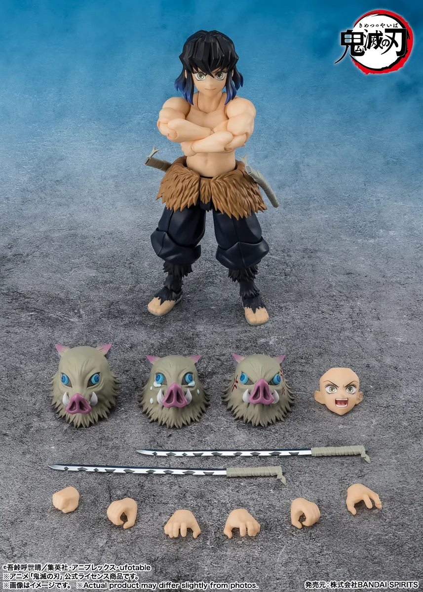 S.H.Figuarts Inosuke Hashibira Demon Slayer Bandai Action Figure Preorder