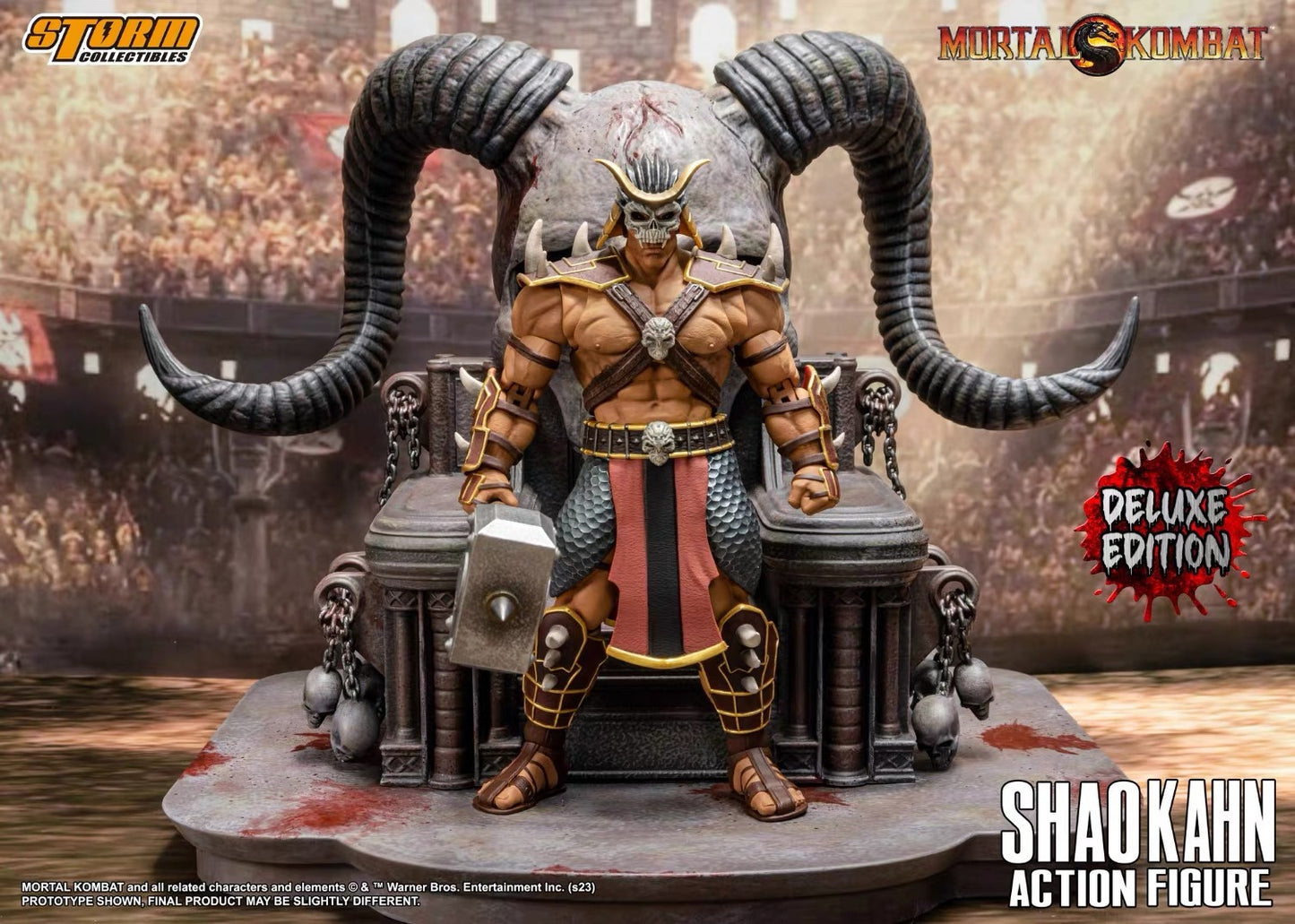 Storm Collectibles Mortal Kombat Shao Kahn 2.0 Deluxe Edition Action Figure