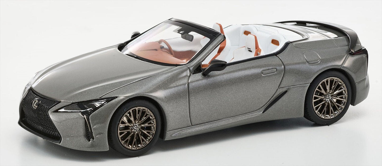 Kyosho 1/43 Lexus LC500 Convertible Silver Model Car Preorder Sep 2026