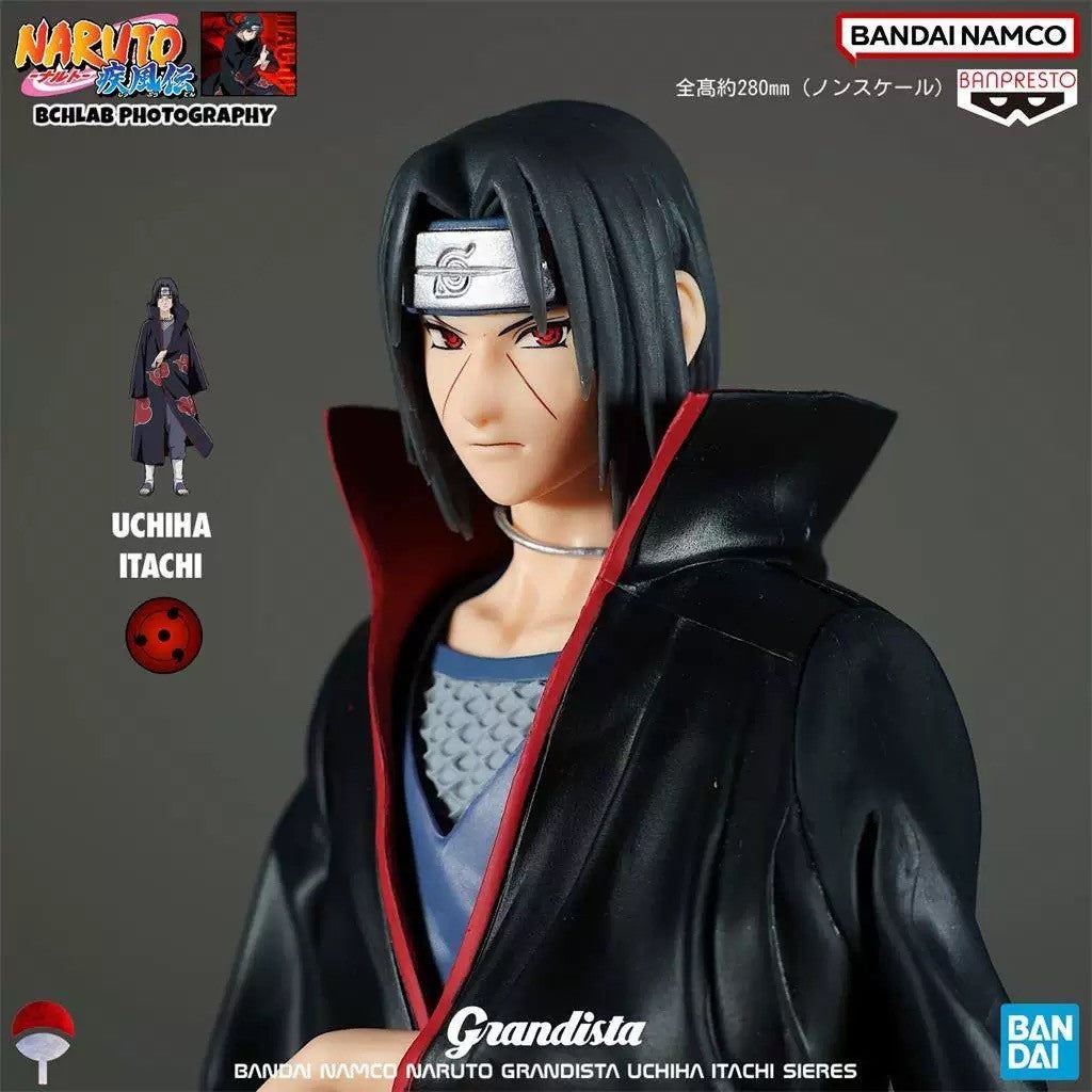 Naruto Grandista Itachi Uchiha Banpresto Bandai Spirits Anime Figure Authentic