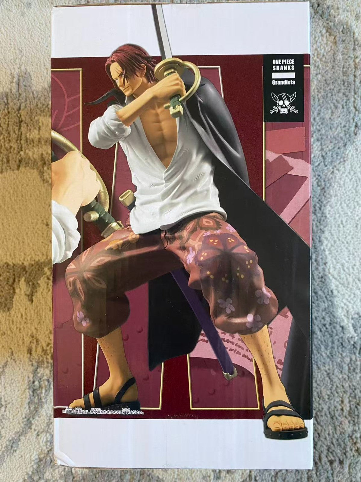 One Piece Grandista Shanks Banpresto Bandai Authentic Figure NEW