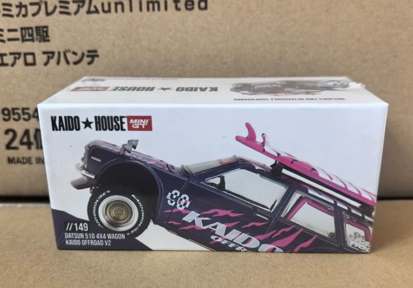 MINI GT Kaido House 1/64 Datsun 510 4x4 Wagon Offroad No 149