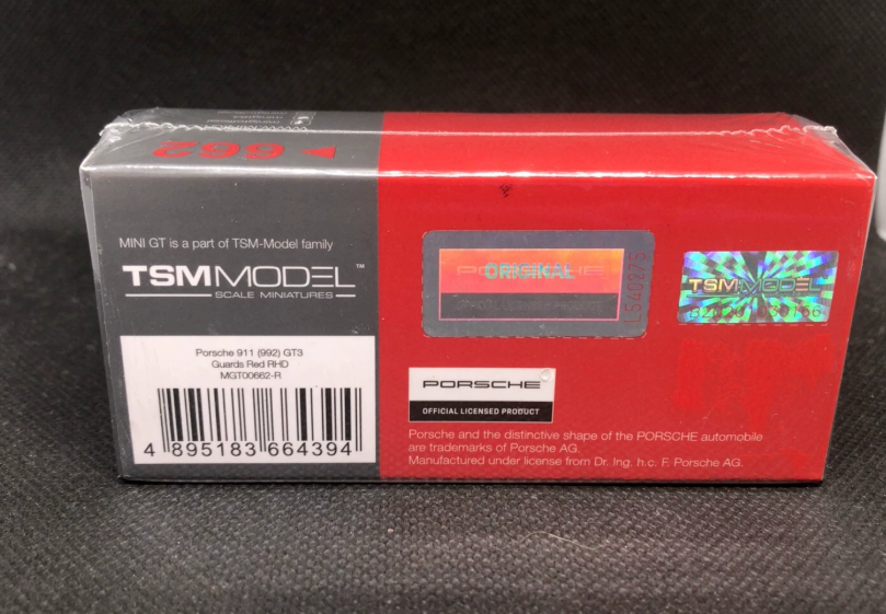 MINI GT 662 Porsche 911 GT3 Guards Red 1/64