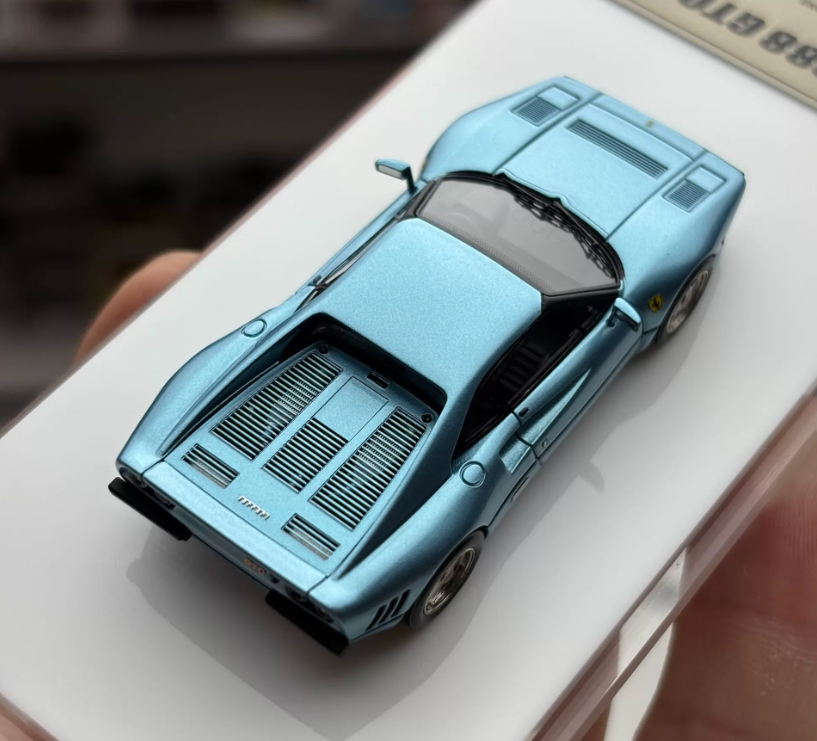 DMH 1:64 Ferrari 288 GTO Ice Blue Limited Edition Resin Model