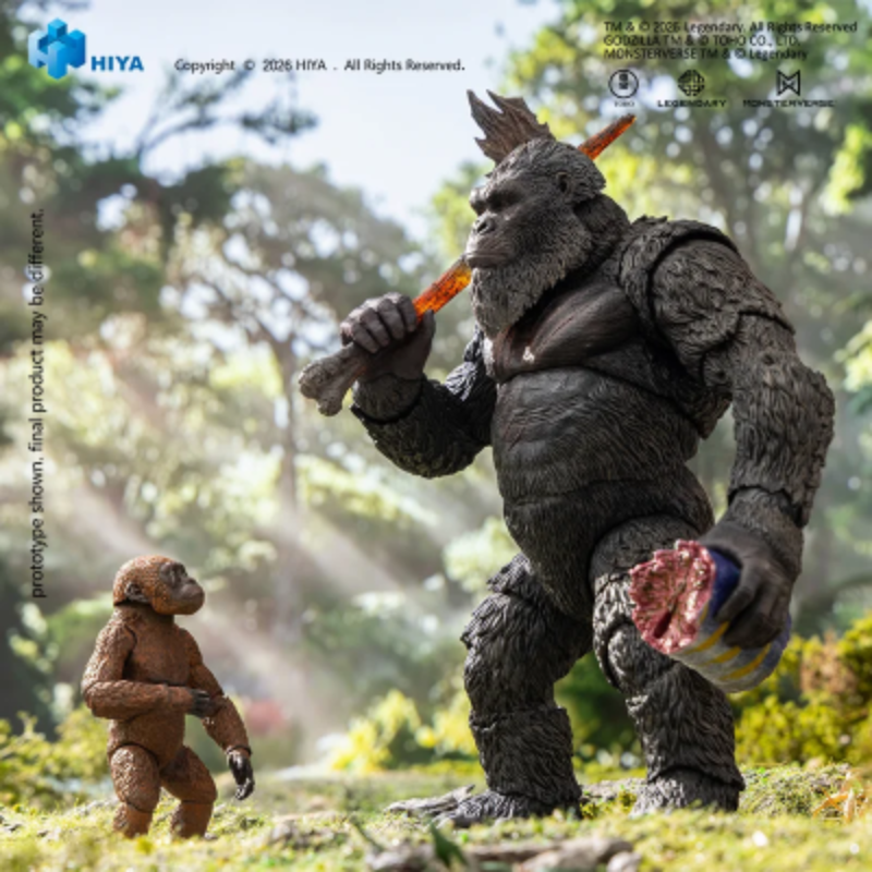 HIYA Exquisite Basic Godzilla x Kong The New Empire Kong & Suko Set