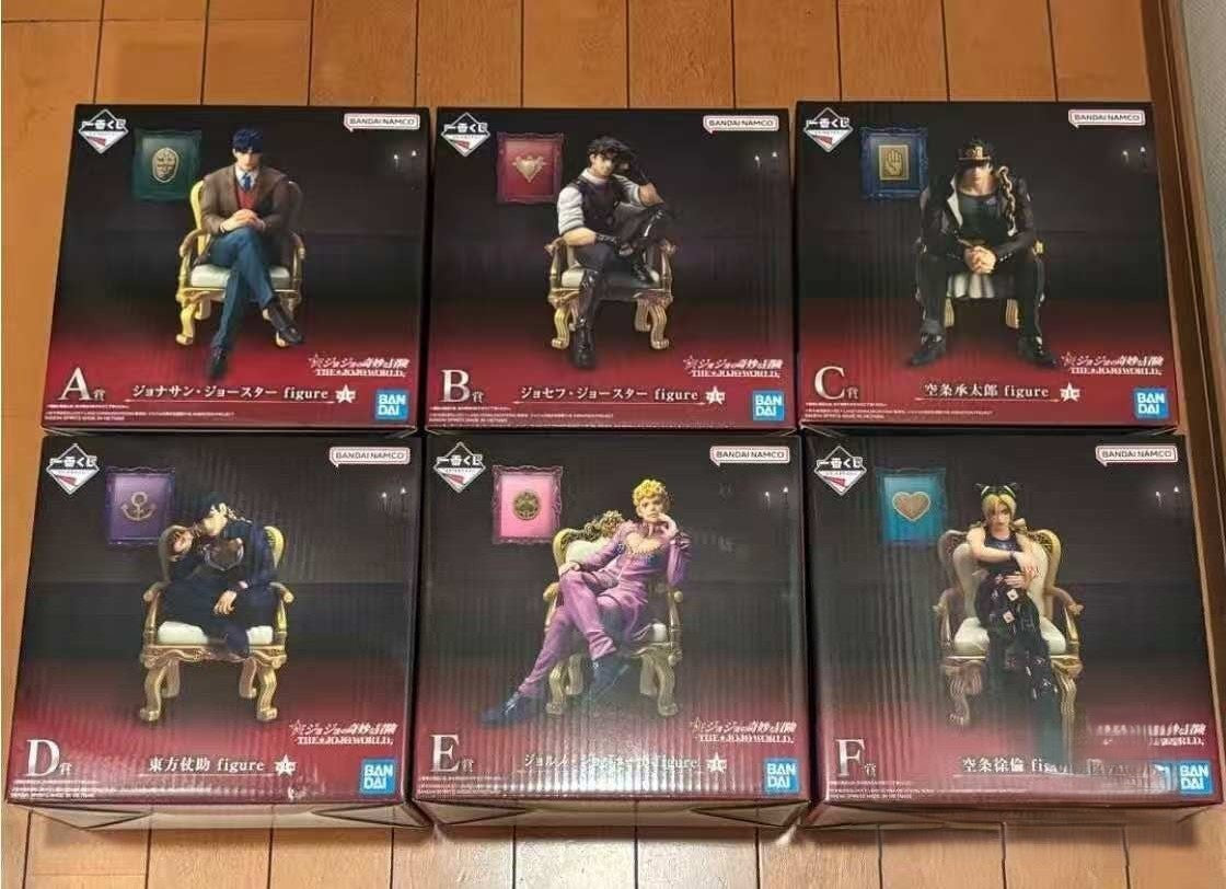 JoJo’s Bizarre Adventure Ichiban Kuji THE JOJO WORLD Figure Set Bandai Prize