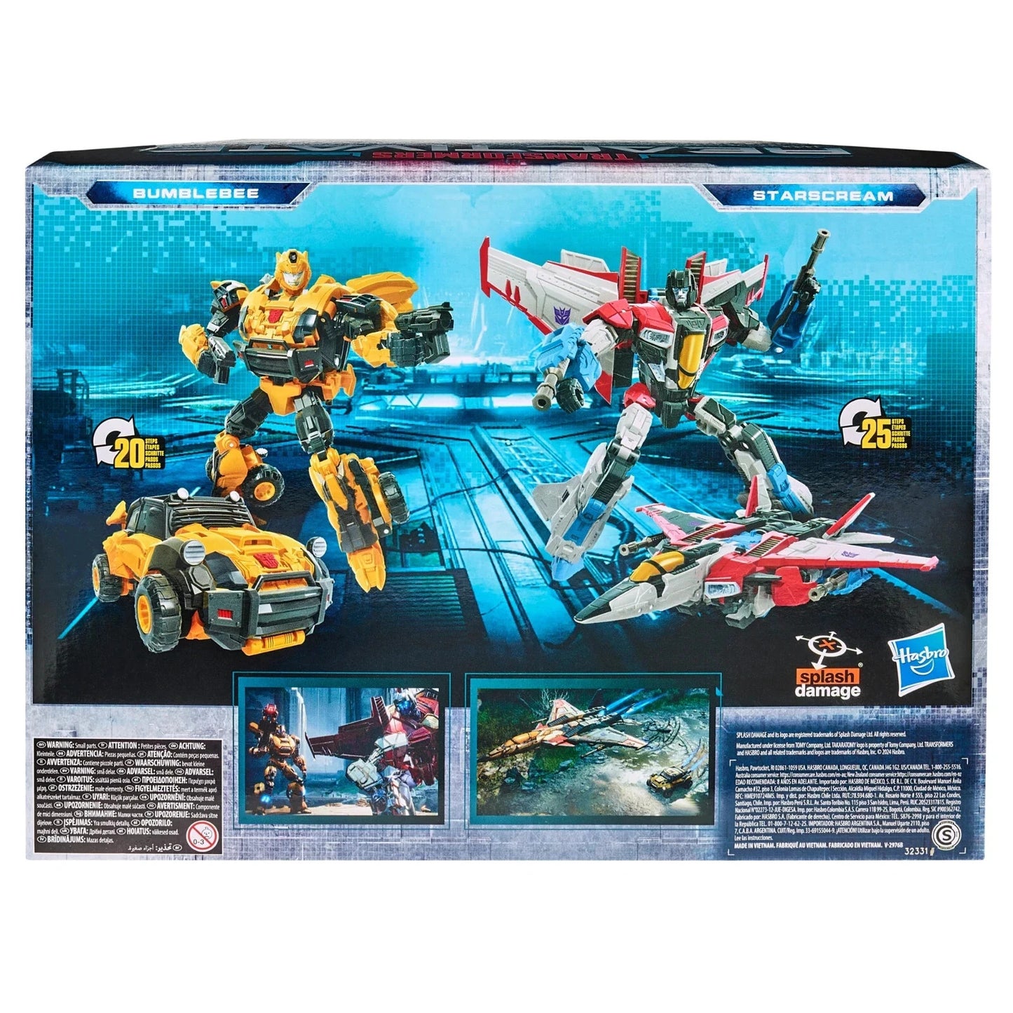 Transformers Reactivate Bumblebee Starscream 2-Pack Hasbro Takara Tomy