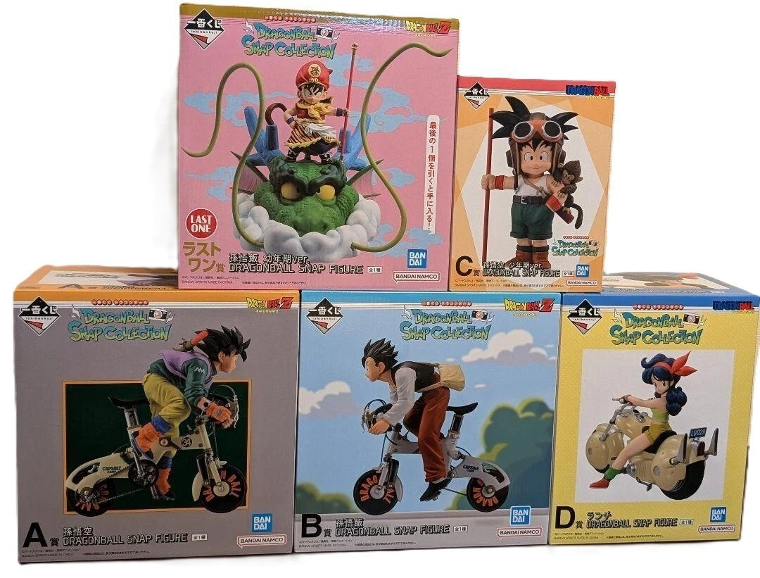 Dragon Ball SNAP Collection Ichiban Kuji Complete Figure Set