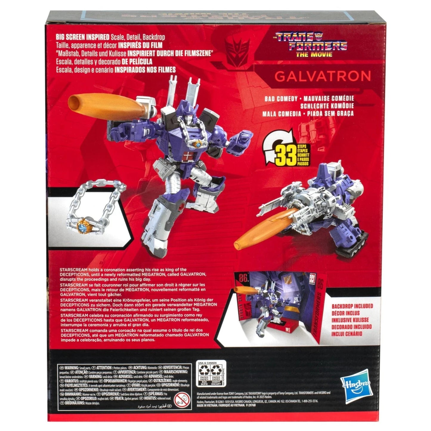 Transformers Studio Series 86 Galvatron Voyager Class Hasbro Takara Tomy New