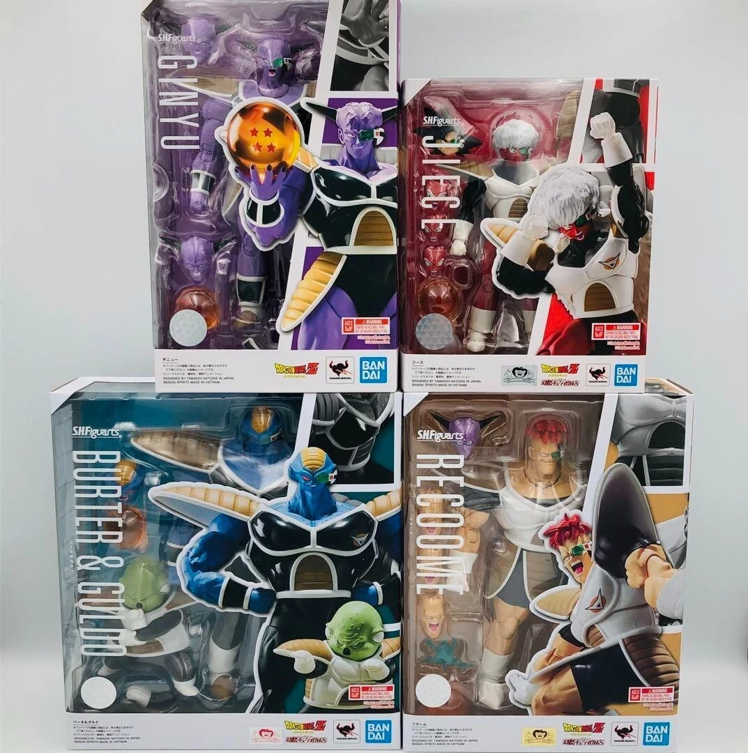S.H.Figuarts Ginyu Force Complete Set Captain Ginyu Jeice Burter Guldo Recoome