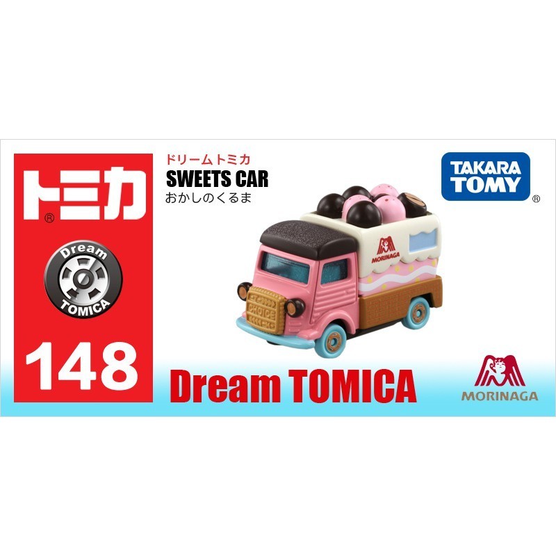 Dream Tomica No.148 Sweets Car Morinaga Takara Tomy Diecast