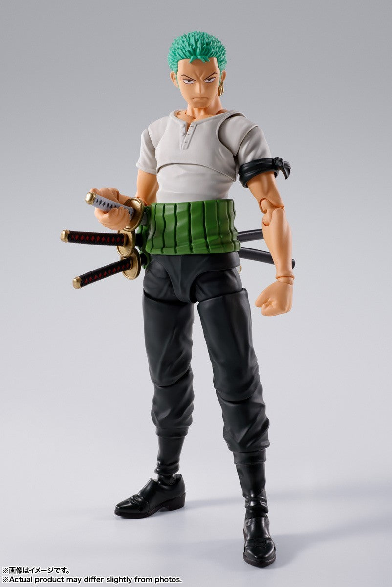 SHF Roronoa Zoro Romance Dawn One Piece Figure Bandai Reissue Preorder