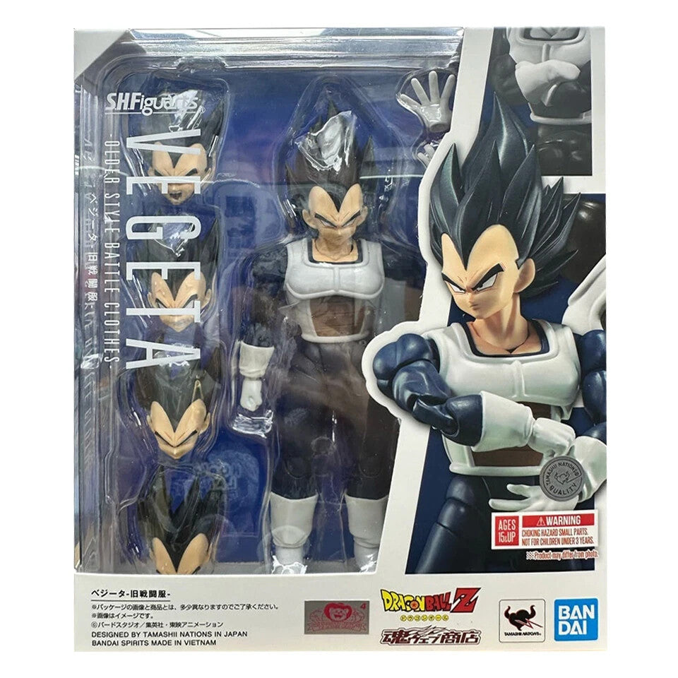 SH Figuarts Vegeta Older Style Battle Clothes Dragon Ball Z Bandai Tamashii