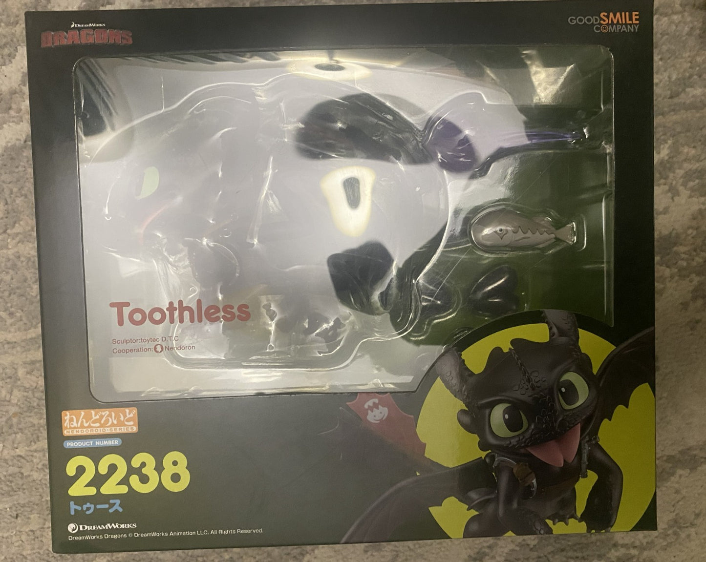 Nendoroid 2238 Toothless DreamWorks Dragons Figure Good Smile