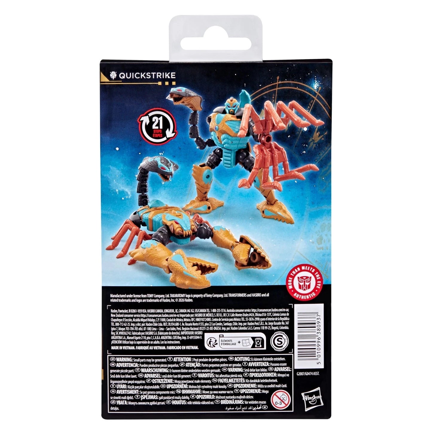 Transformers Age of the Primes Quickstrike Deluxe Class Hasbro Figure New