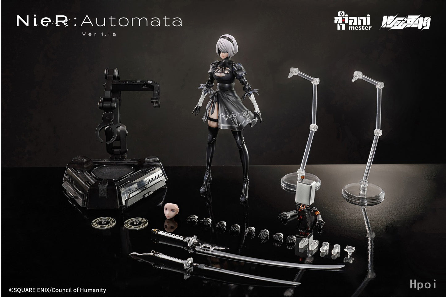 2B NieR Automata Style 1/9 Action Figure AniMester Collectible New