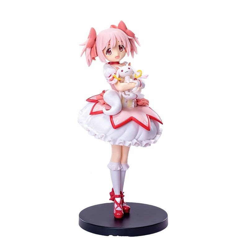 SEGA Goods - Madoka Kaname Figure w/ Kyubey | Puella Magi Madoka Magica Official