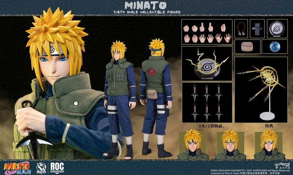 Pre-Order 1/6 Minato Namikaze Naruto Action Figure Anime Collectible Q4 2026