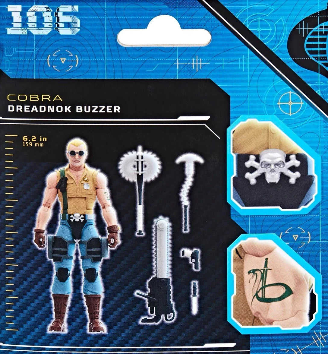 GI Joe Classified Dreadnok Buzzer Cobra Chainsaw Figure Hasbro NEW