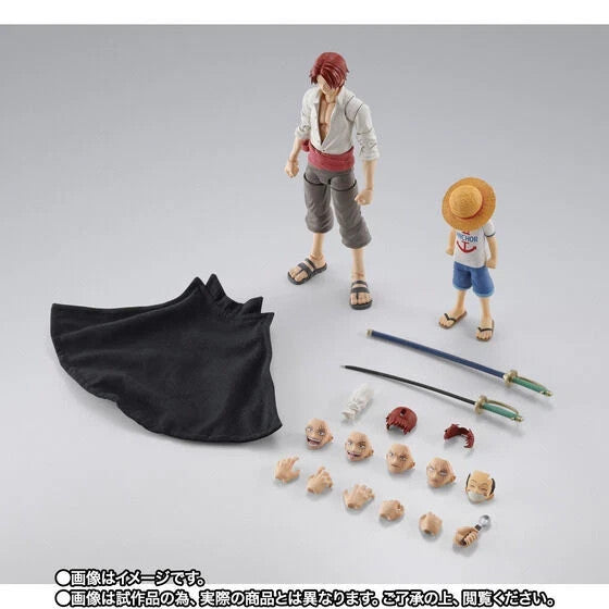 S.H.Figuarts Shanks & Monkey D Luffy Childhood One Piece SHF Bandai Tamashii