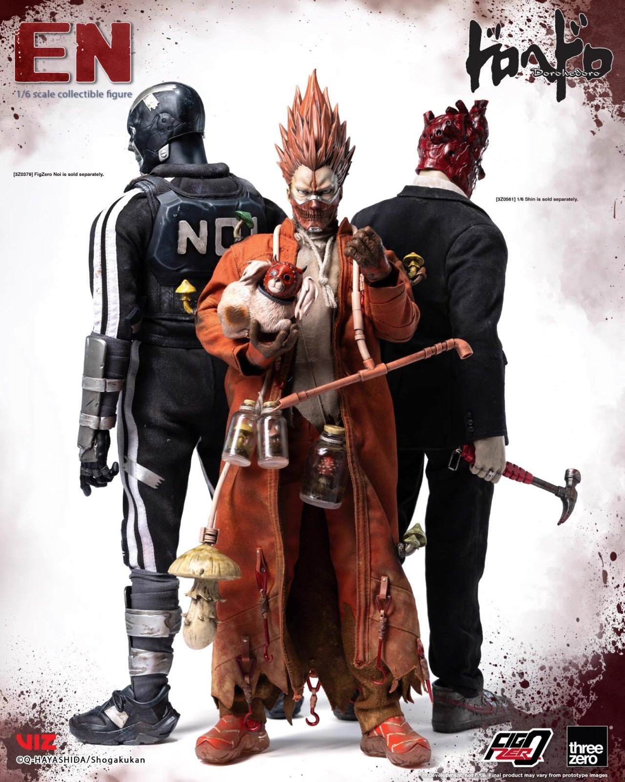 Threezero Dorohedoro En 1/6 FigZero Figure 3Z08770W0 Anime Collectible PREORDER