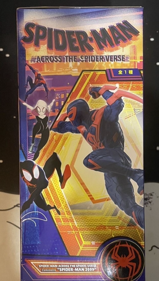 SEGA Luminasta Spider-Man 2099 Across the Spider-Verse Prize Figure NEW