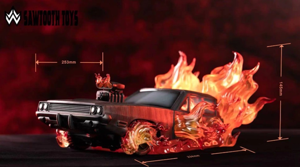 Sawtooth Toys 1/12 Flame Car Diorama Base PREORDER