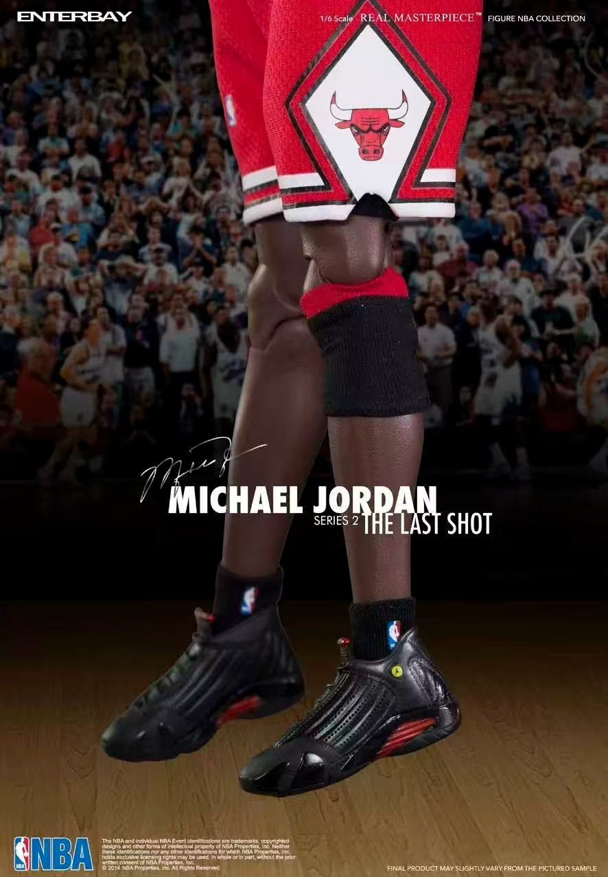 Preorder Enterbay Michael Jordan Last Shot 1/6 Figure Bulls NBA