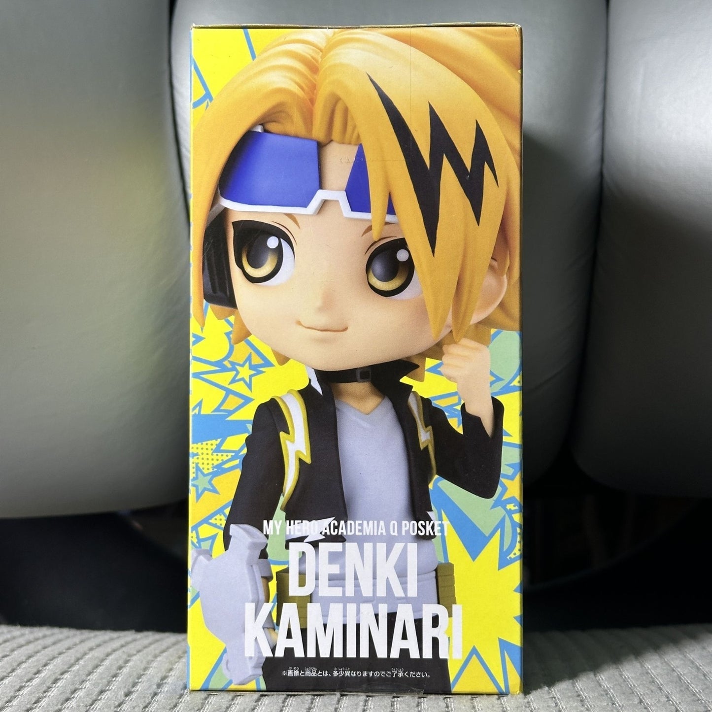 Banpresto My Hero Academia Qposket Denki Kaminari Figure Japanese Anime Bandai