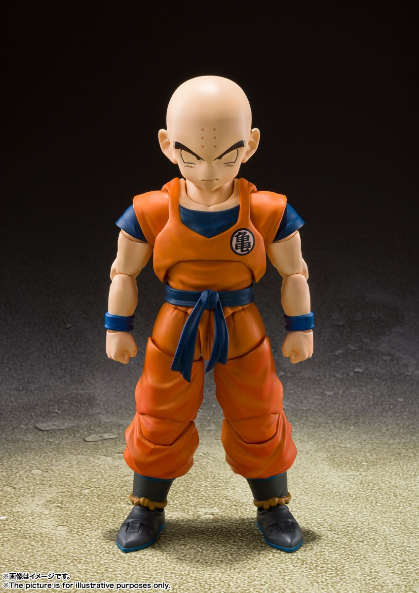 SHF Krillin Strongest Man on Earth Dragon Ball Z Figure Bandai Reissue