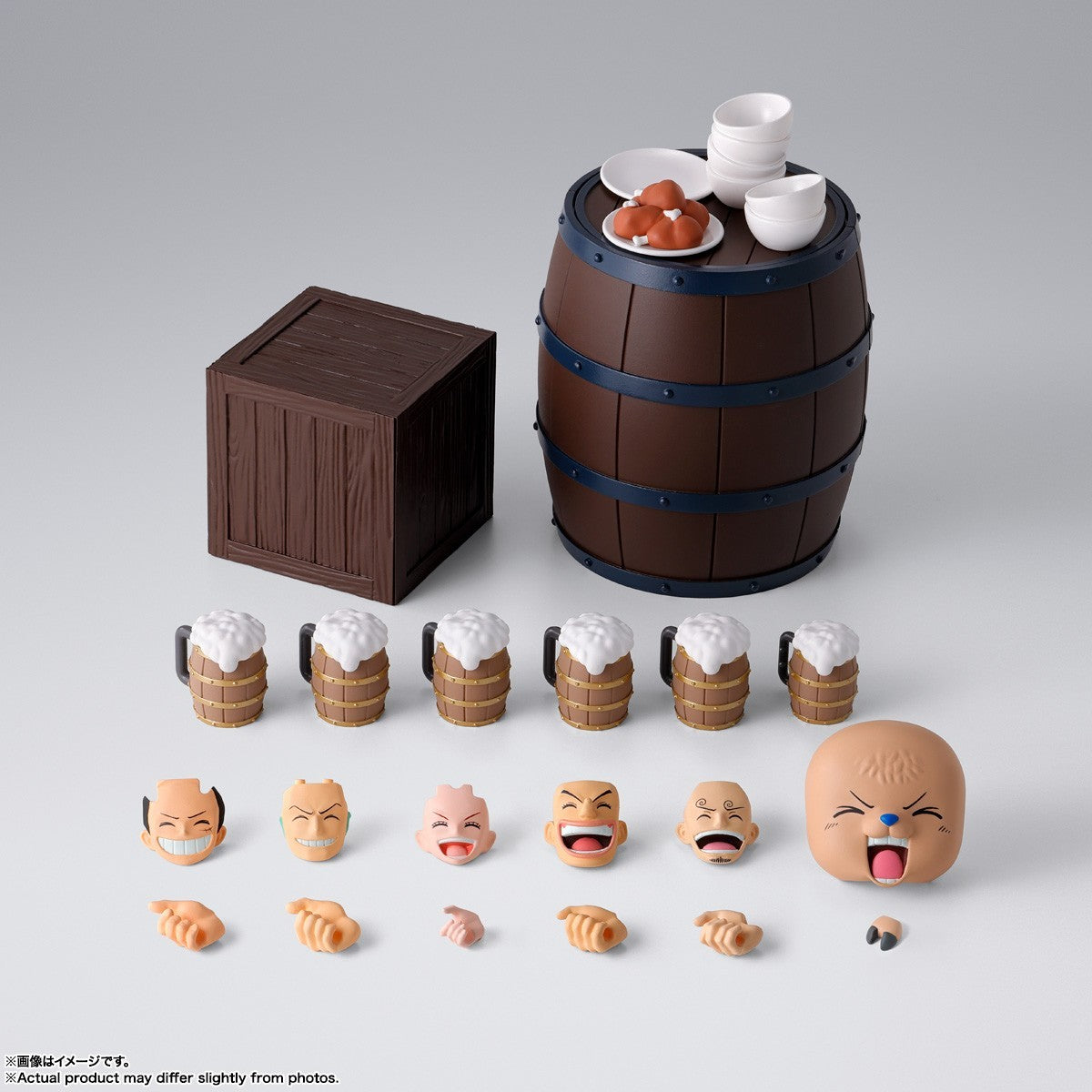 SHF One Piece Straw Hat Crew Party Accessories Set Figure Preorder