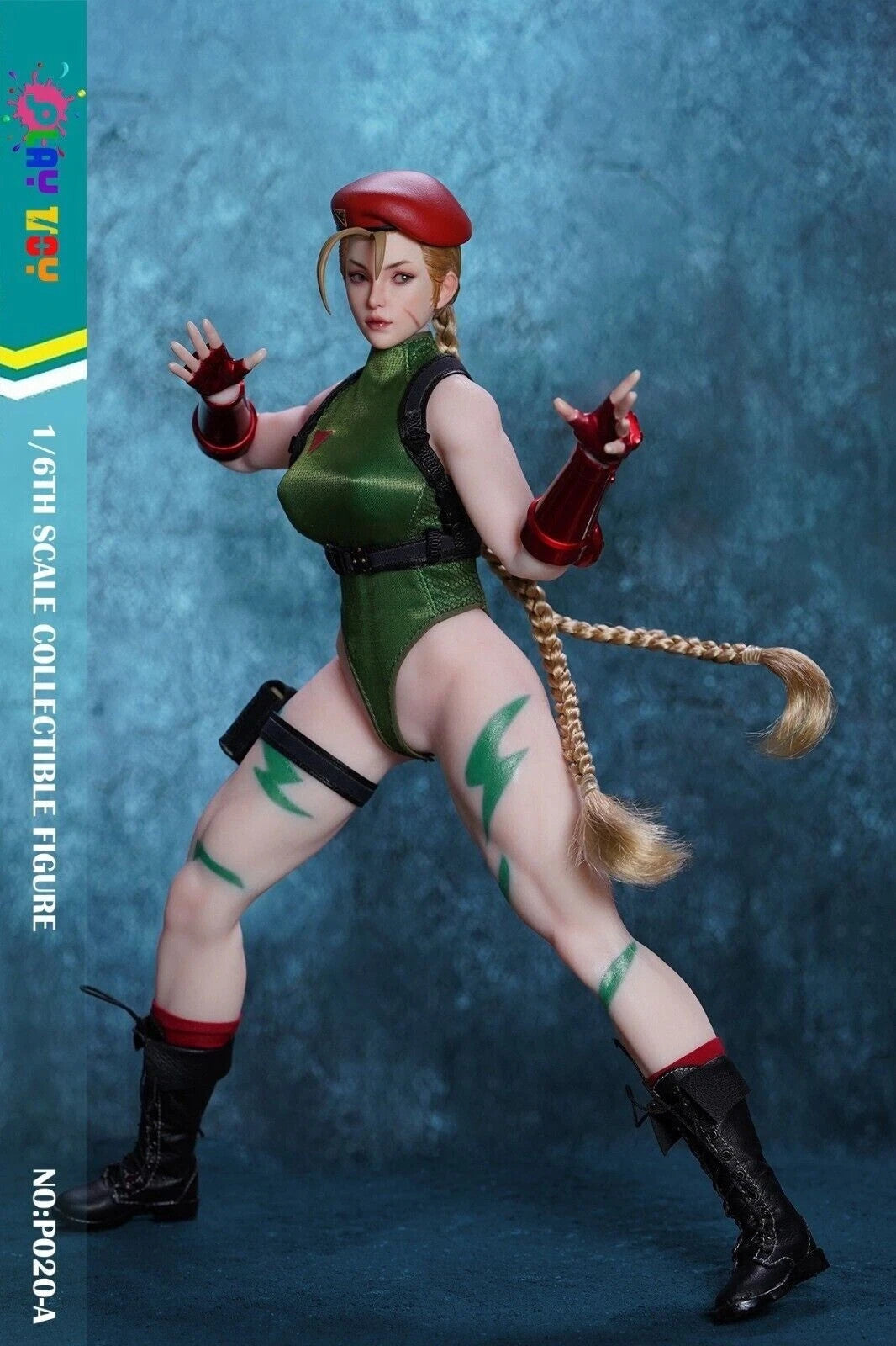PLAY TOY P020A 1/6 Fighting Girl Green Cammy 12" Action Figure BNIB