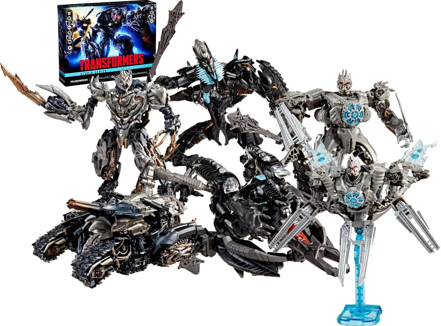 Transformers Studio Series Decepticon 3-Pack Megatron Soundwave The Fallen NEW